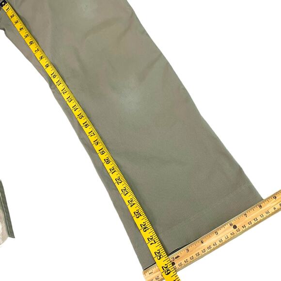 Talbots Petites Stretch Straight Leg Mid Rise Casual Pants Women Size 10 Khaki - Picture 10 of 11